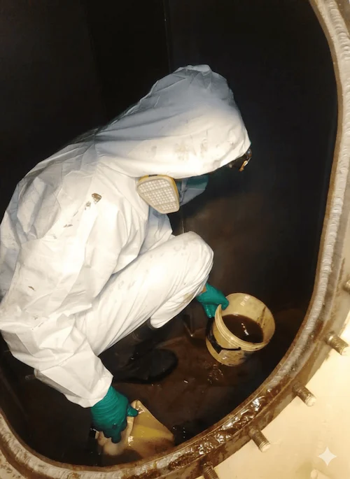 Limpieza de Tanque de Aceite Hidráulico